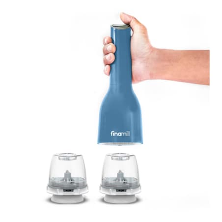 Elektryczny młynek do przypraw FinaMill - Niebieski