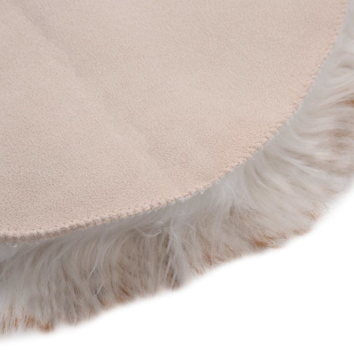 vidaXL Dywanik, 60x90 cm, sztuczna owcza skóra, brązowy melanż