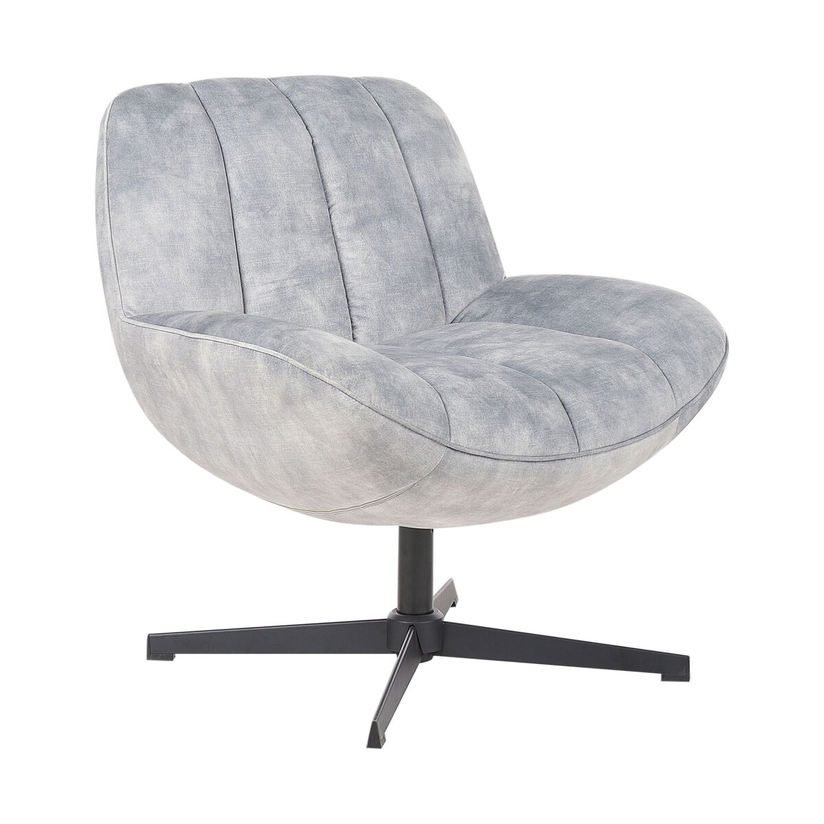 Krzesło z podnóżkiem Jasnoszary LIA