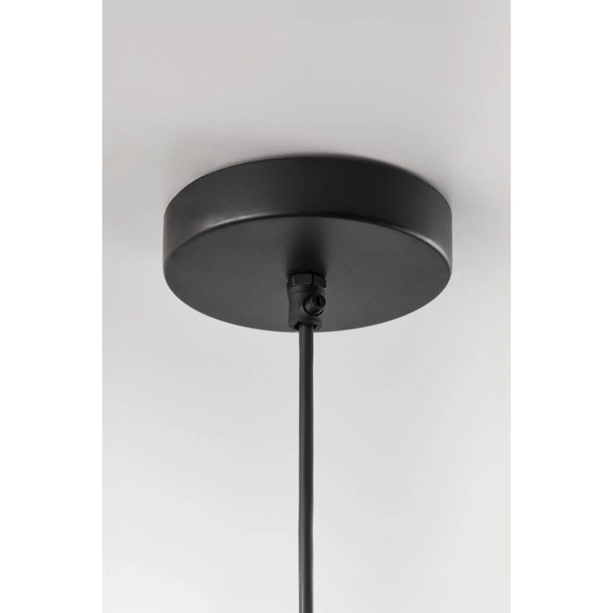 Lampa wisząca druciana Benilde Ø65 cm, czarna