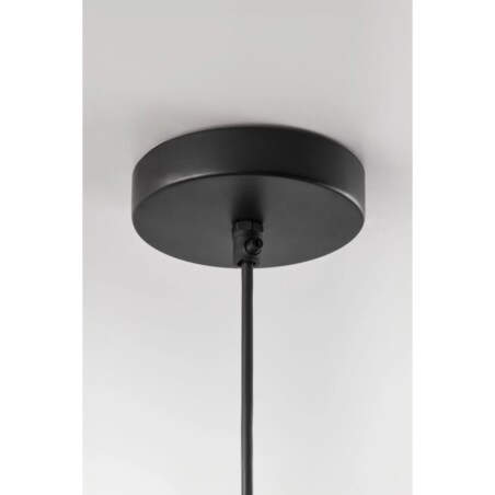 Lampa wisząca druciana Benilde Ø65 cm, czarna