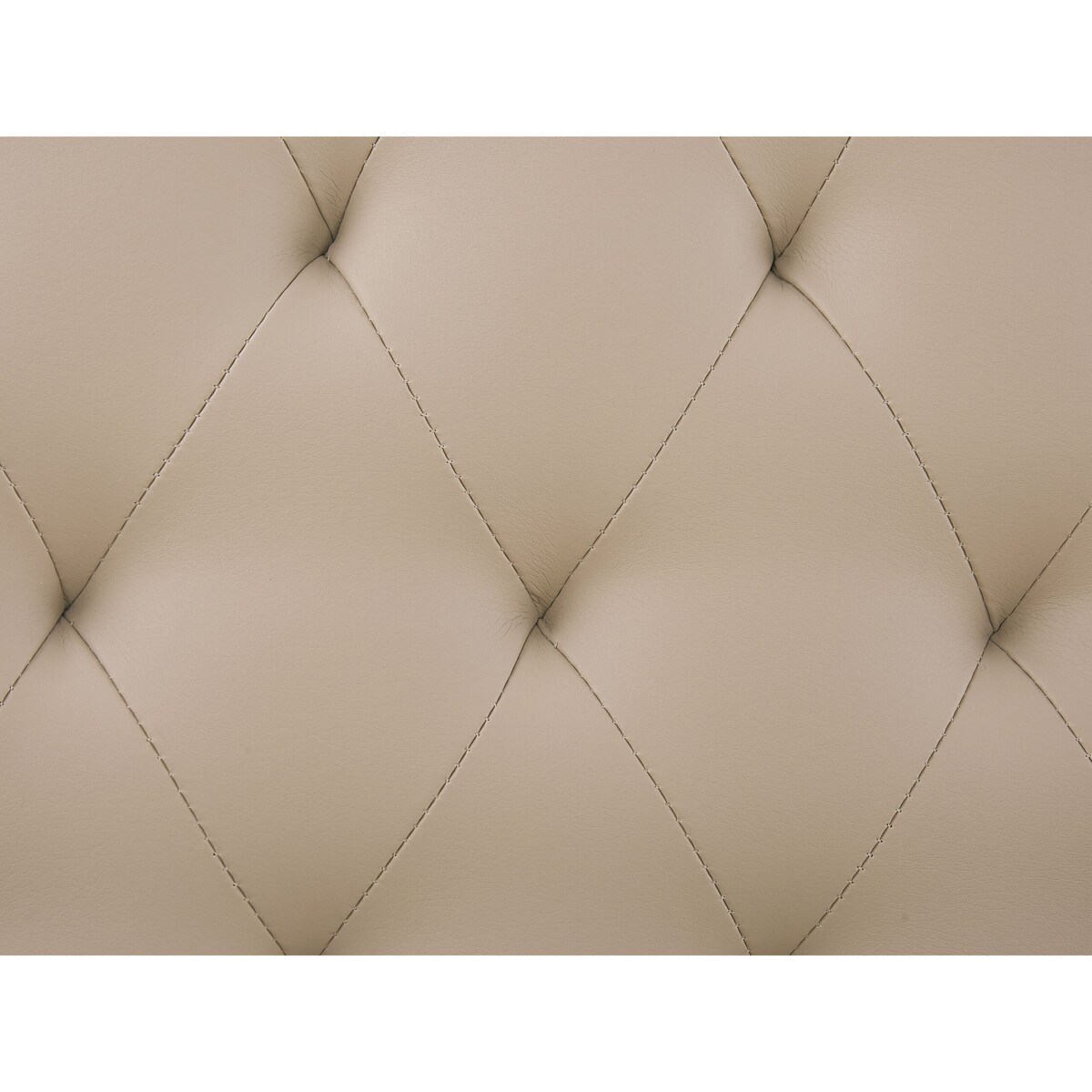 Łóżko ekoskóra 160 x 200 cm beżowe ESSONNE