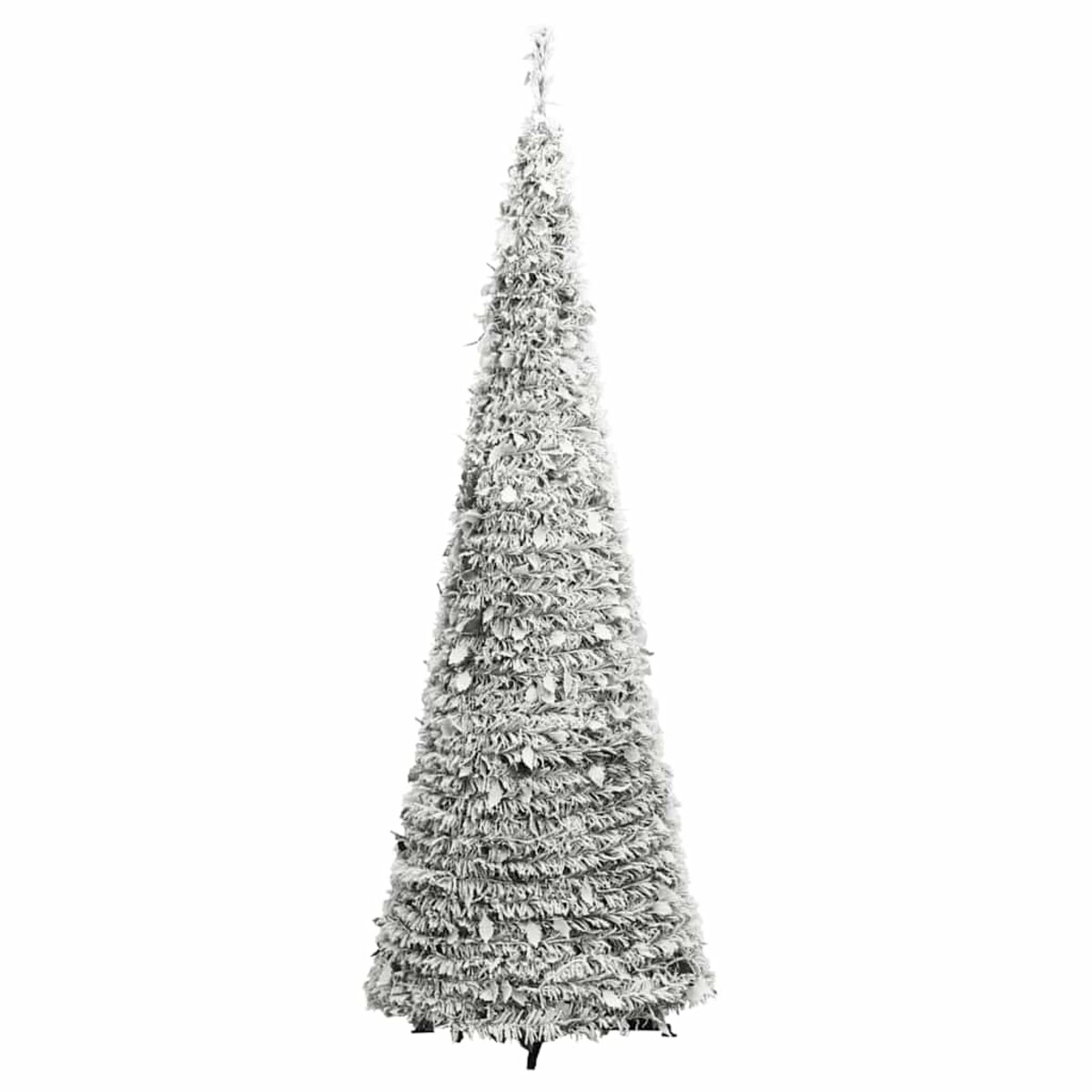 vidaXL Sztuczna choinka typu pop-up, ośnieżona, 100 LED, 150 cm