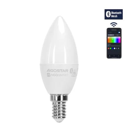 bluetooth mesh c37 e14 6,5w rgb+cct