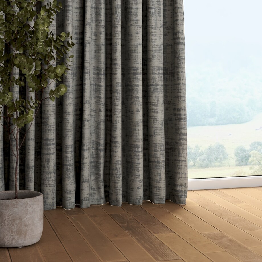 Zasłona na taśmie marszczącej 1 szt. 130x245 szary beton