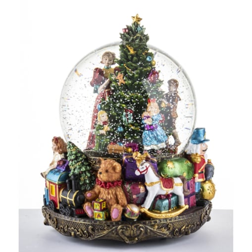 Kula śnieżna z pozytywką LED 24x19x19 cm PALLA DI VETRO