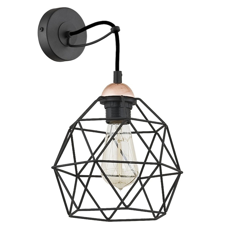 Industrialny kinkiet druciany Galaxy 1735 TK Lighting metalowy czarny miedziany