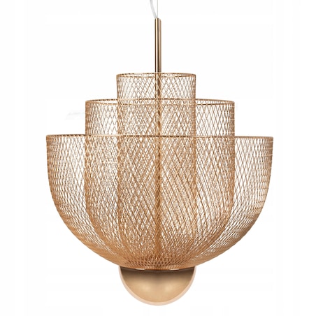 Lampa Sufitowa Wisząca Led Ażutowa Rose Gold