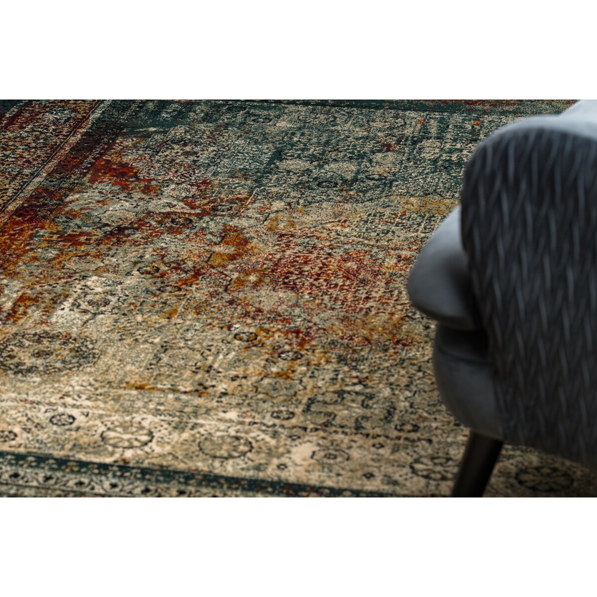 Dywan wełniany OMEGA MAMLUK Kwadrat - Rozeta 200x200 cm