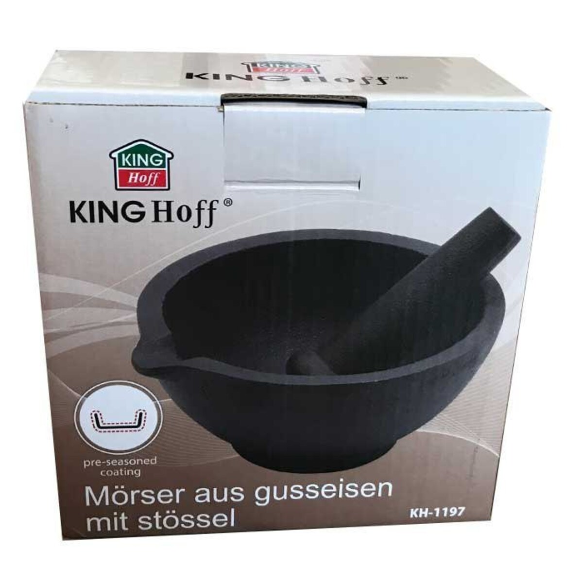 Moździerz Kuchenny Żeliwny Kinghoff Kh-1197