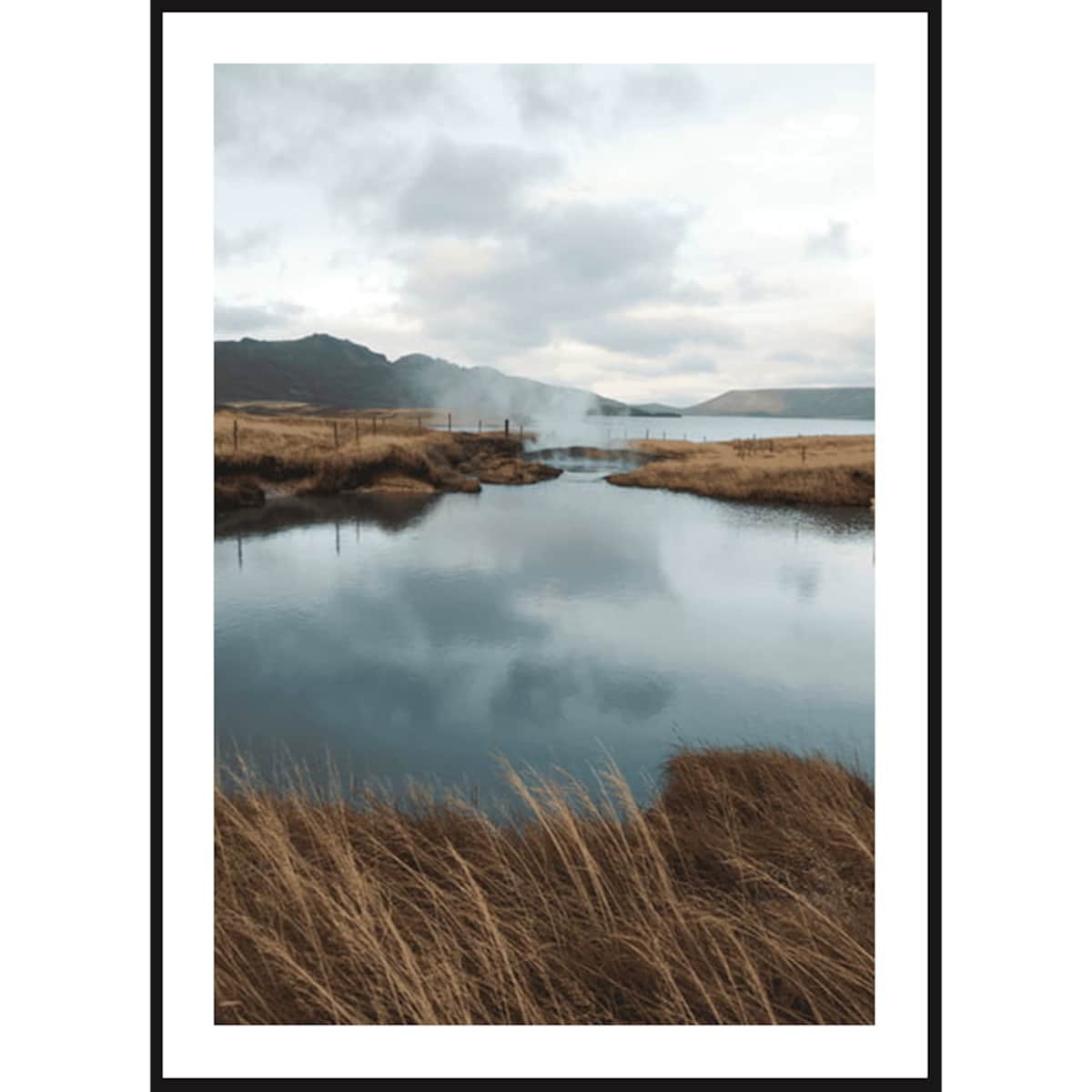 Poster Story, Plakat, Obraz - Trawa Morska nad Jeziorem, wymiary 50 x 70 cm