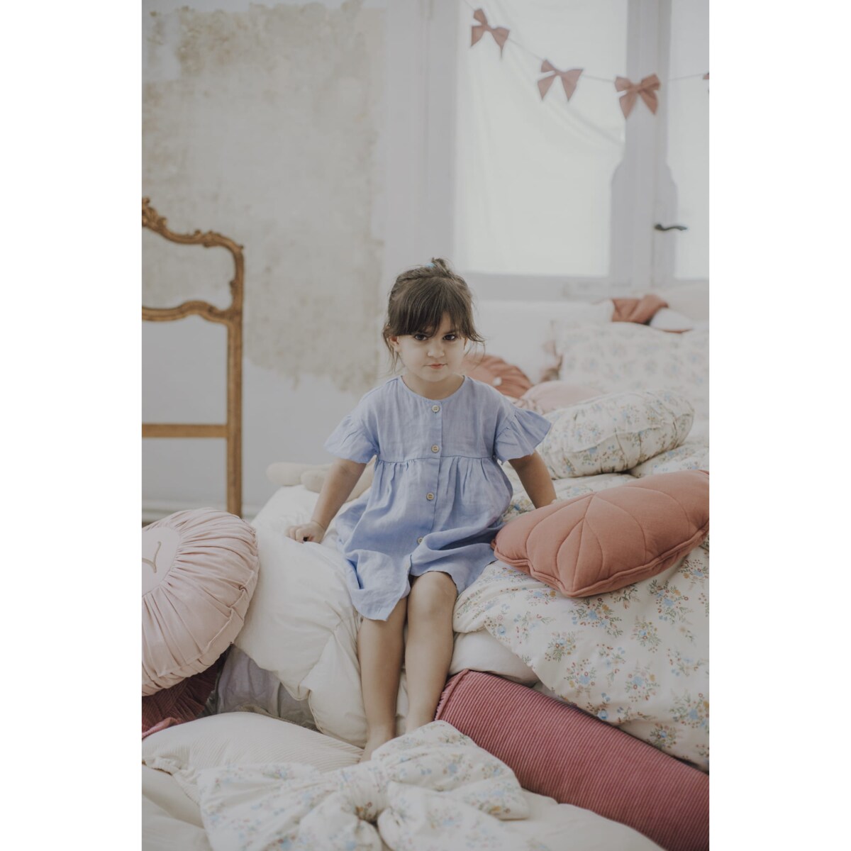 Poduszka dekoracyjna wałek sztruksowy mauve