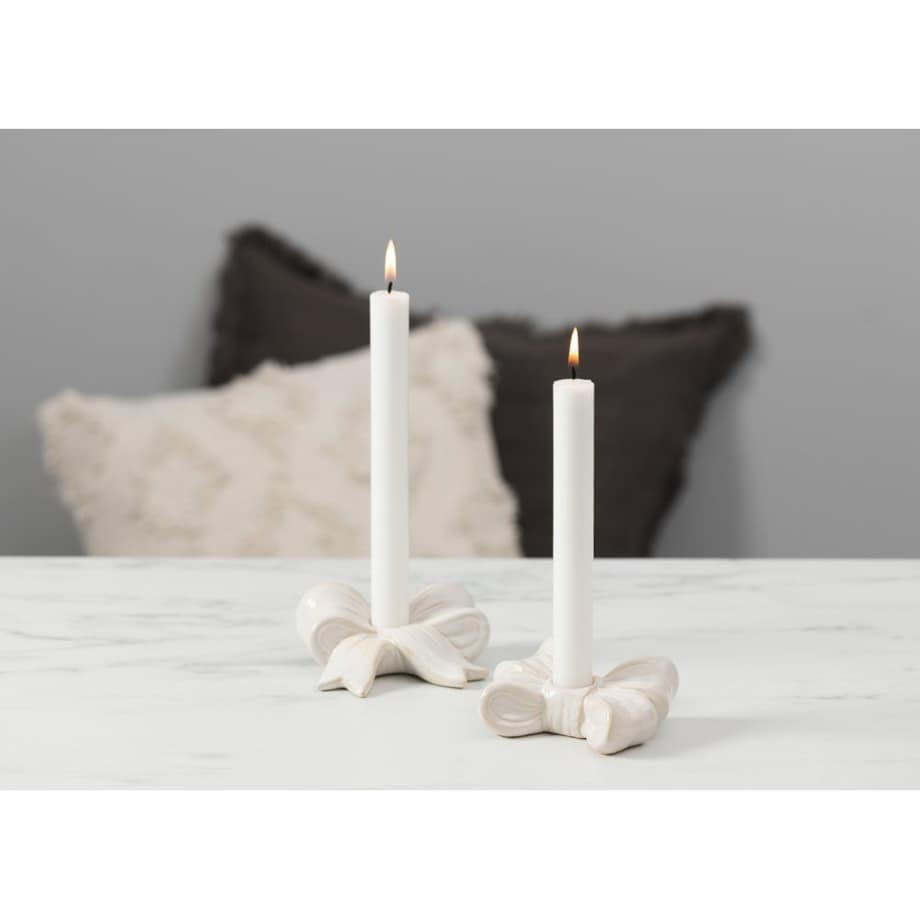 Świecznik w kształcie kokardy RUSETTI