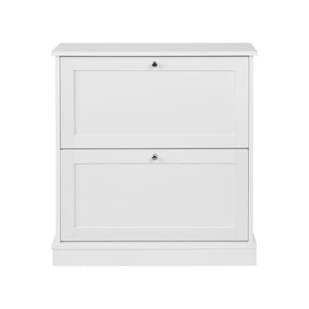 Szafka na buty 2 przegrody biała CHELAN