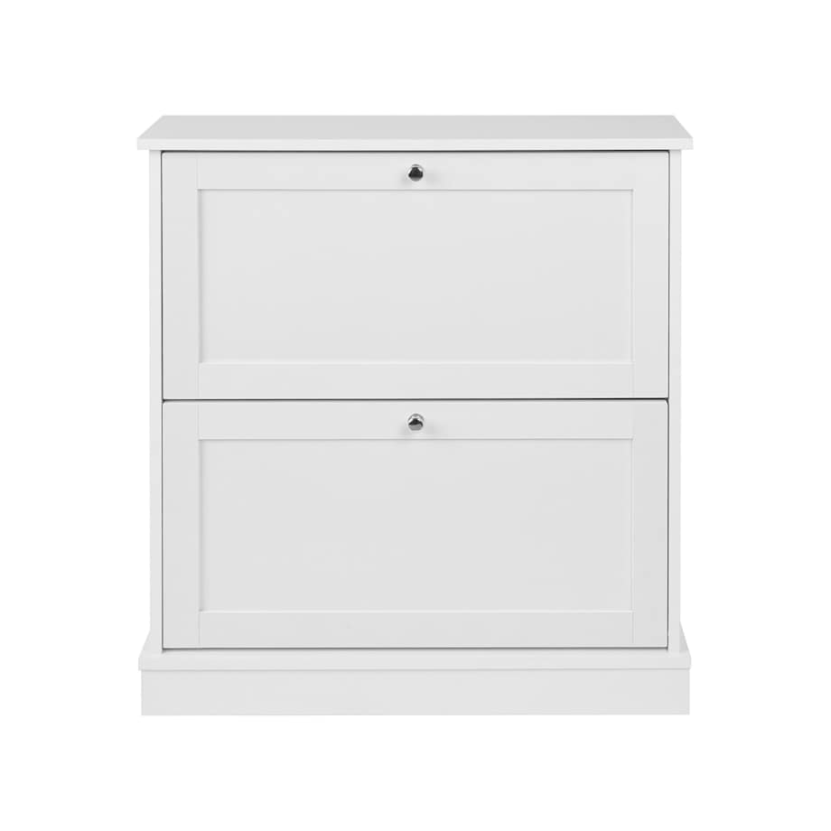 Szafka na buty 2 przegrody biała CHELAN