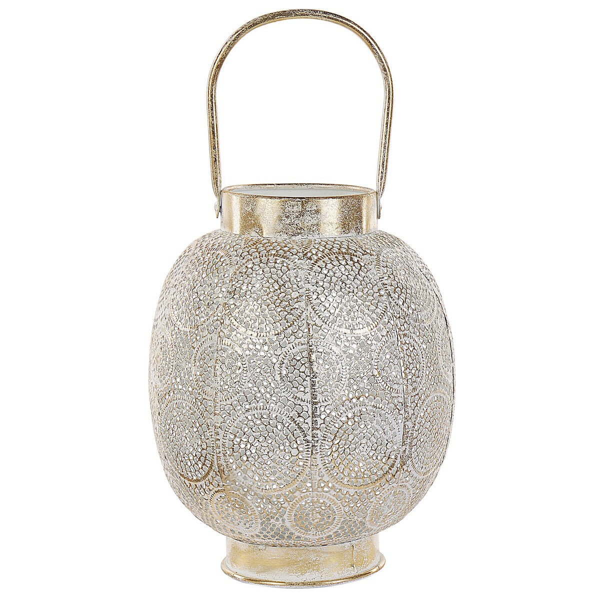 Lampion LANTAU Metal 30 cm Złoty