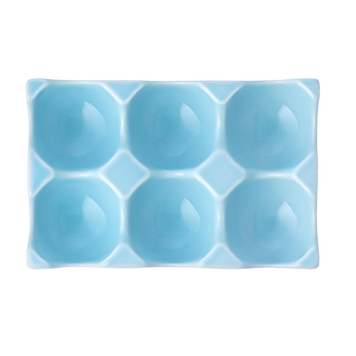 Wytłaczanka do jaj duża 14,9 cm Błękitna GL02