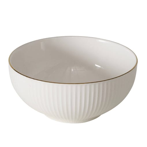 Miska do zupy KELLY, biała, 550 ml