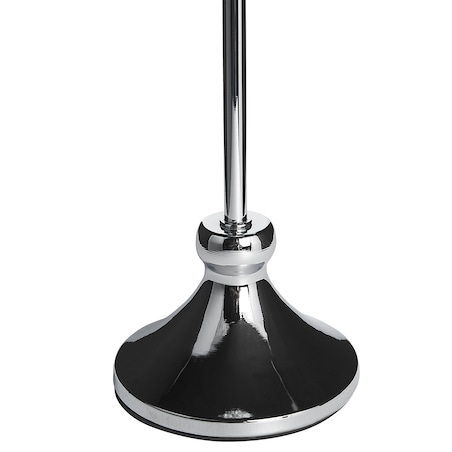 Świecznik ESTERNAY Metal 27 cm Srebrny