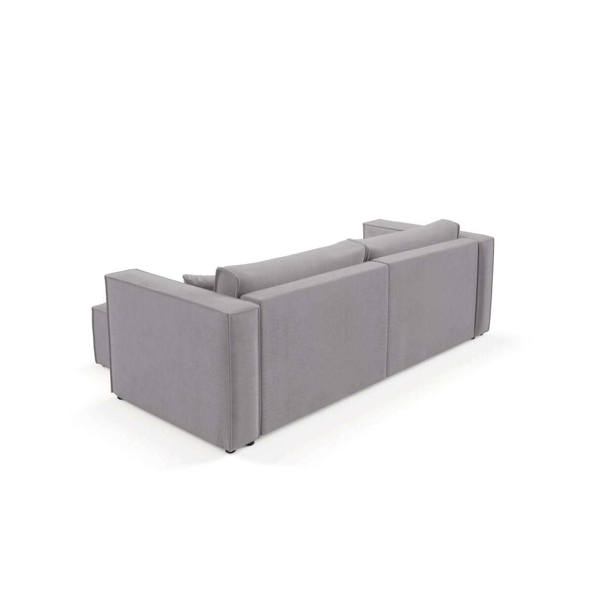 Narożnik KEYMON z funkcją spania welurowa tkanina Kolor: Gerra 65