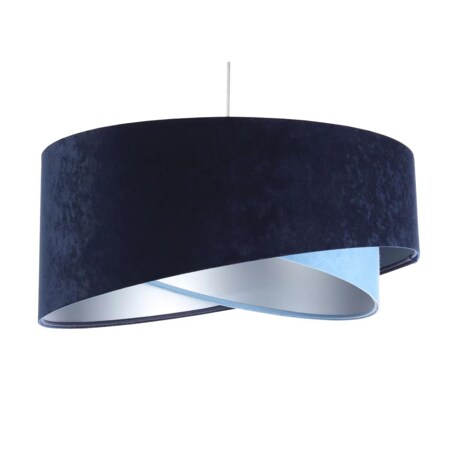 Lampa wisząca THUNDERCLOUD BLUE granatowa/srebrna