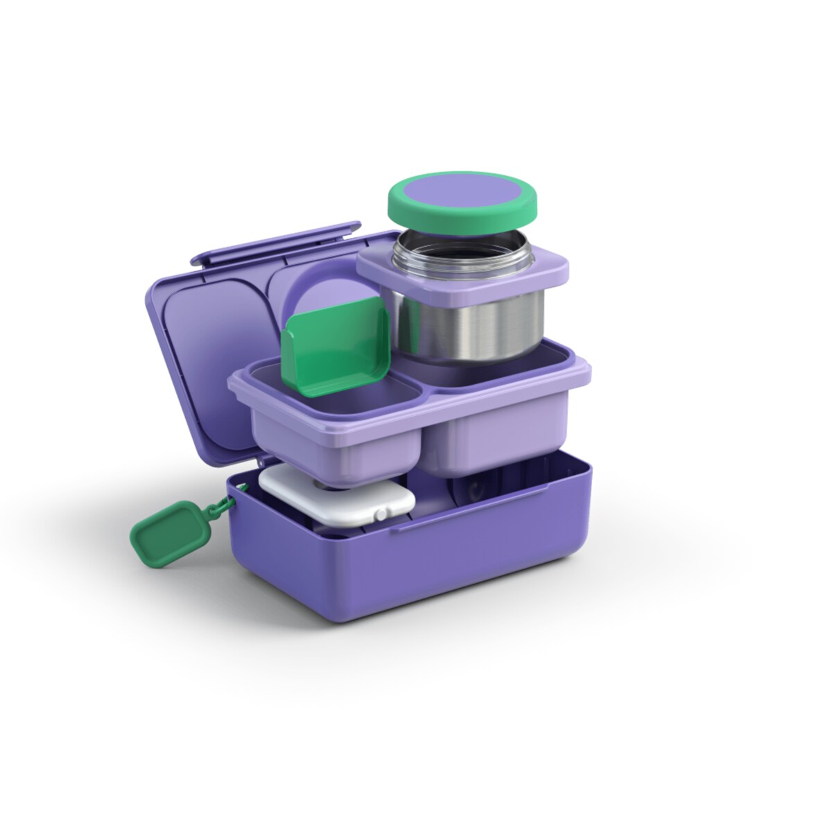 OMIE OMIEBOX UP lunch box z termosem, Galaxy Purple