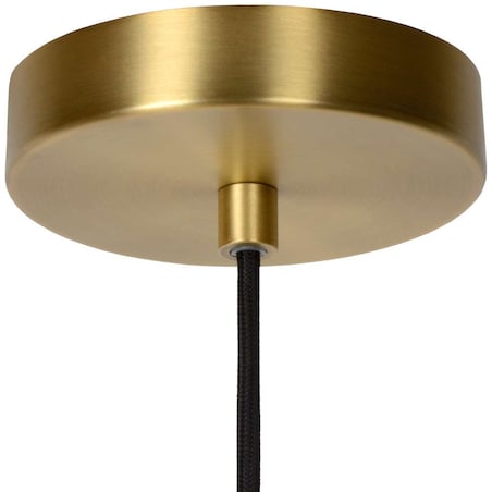 LAMPA wisząca MALOTO 45386/30/33 Lucide loftowa OPRAWA szklany zwis zielony mosiądz