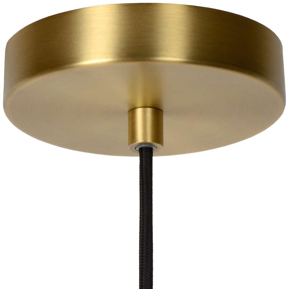 LAMPA wisząca MALOTO 45386/30/33 Lucide loftowa OPRAWA szklany zwis zielony mosiądz