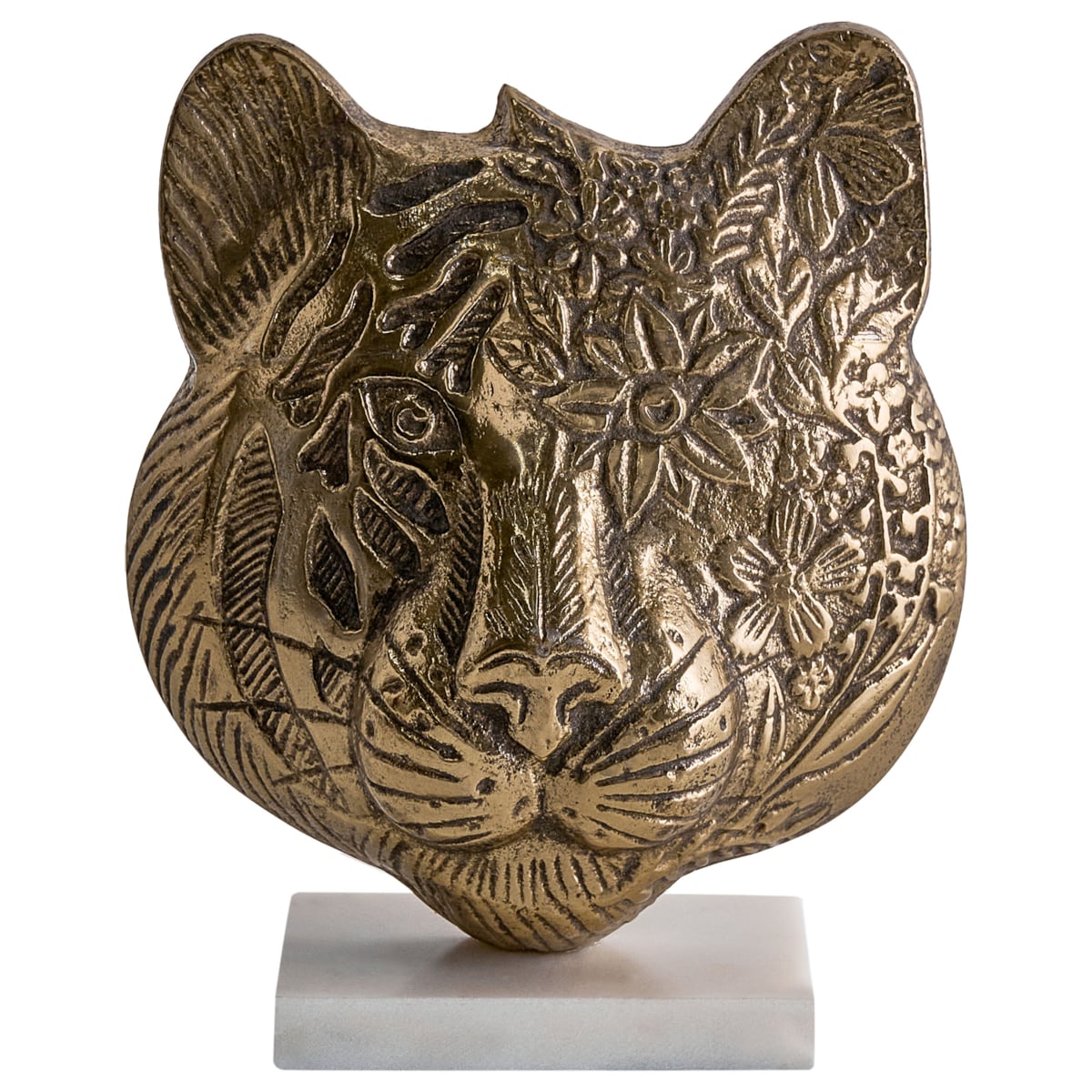 Figurka dekoracyjna Tygrys BROVA Metal Złoty