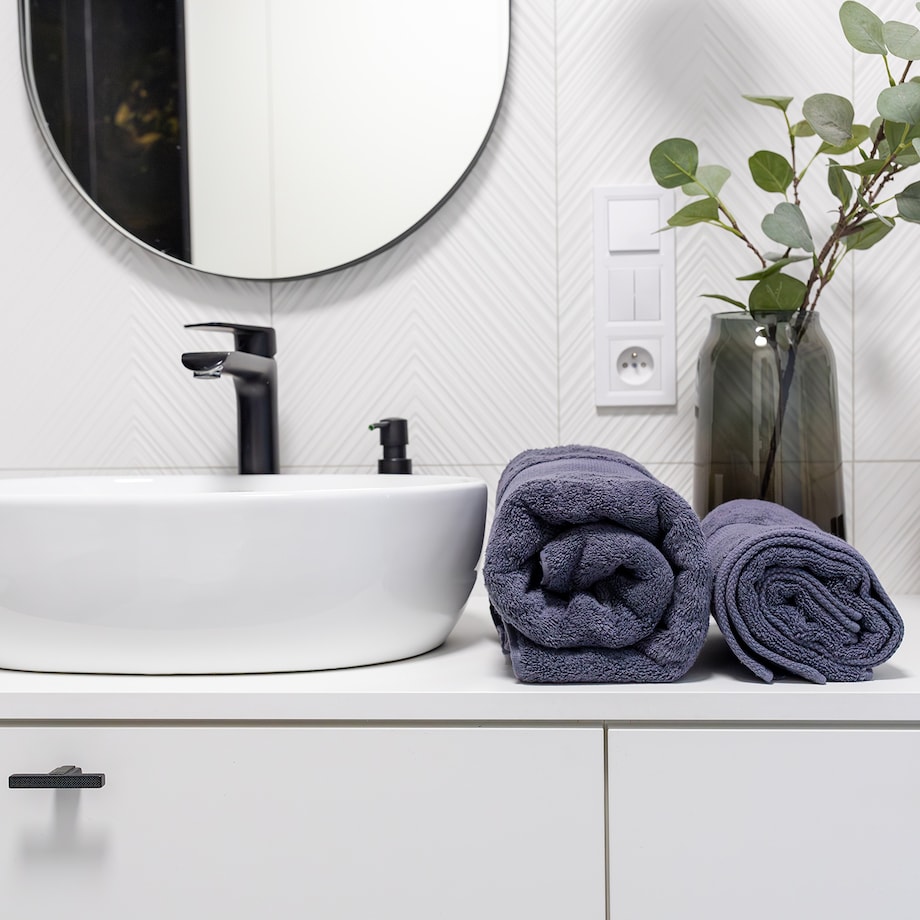 Ręcznik Cairo 70x140cm graphite, 70 x 140 cm