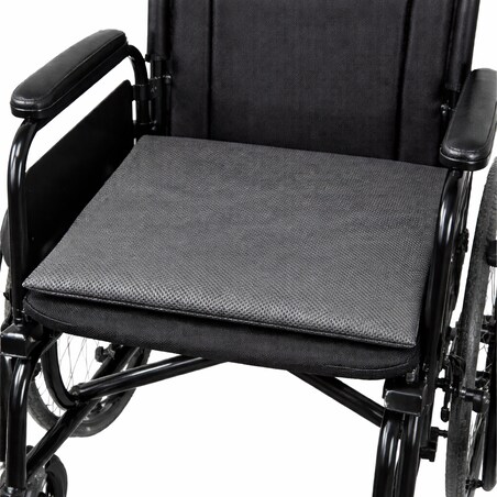 Poduszka na wózek inwalidzki siedzisko 40x40 szare