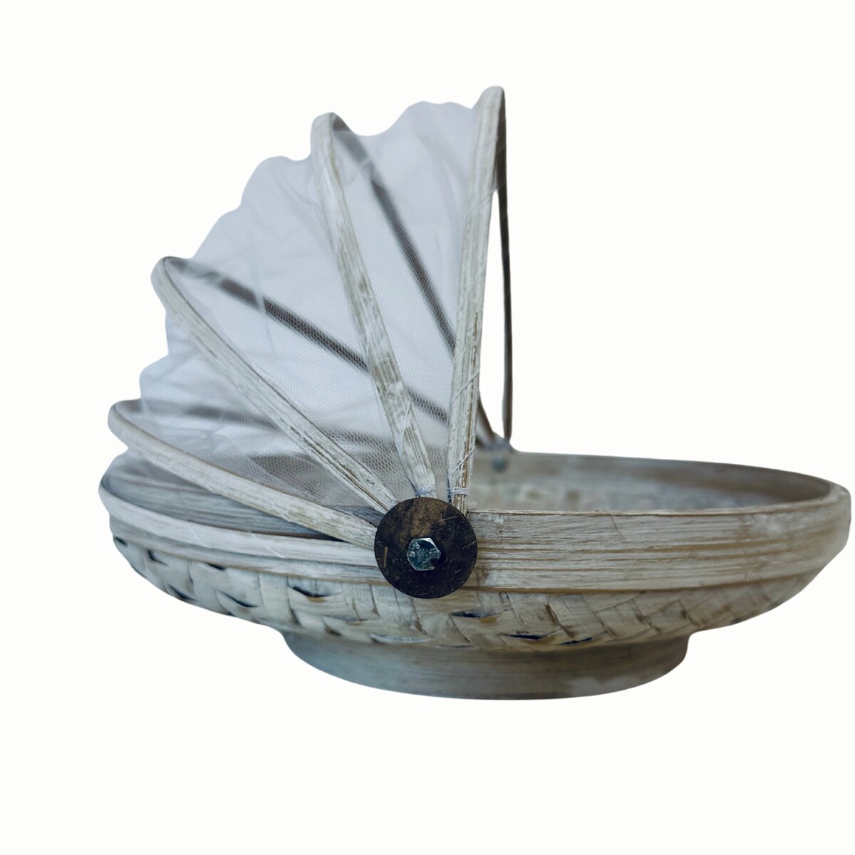 TACA BAMBUSOWA ROYAL M BIAŁA