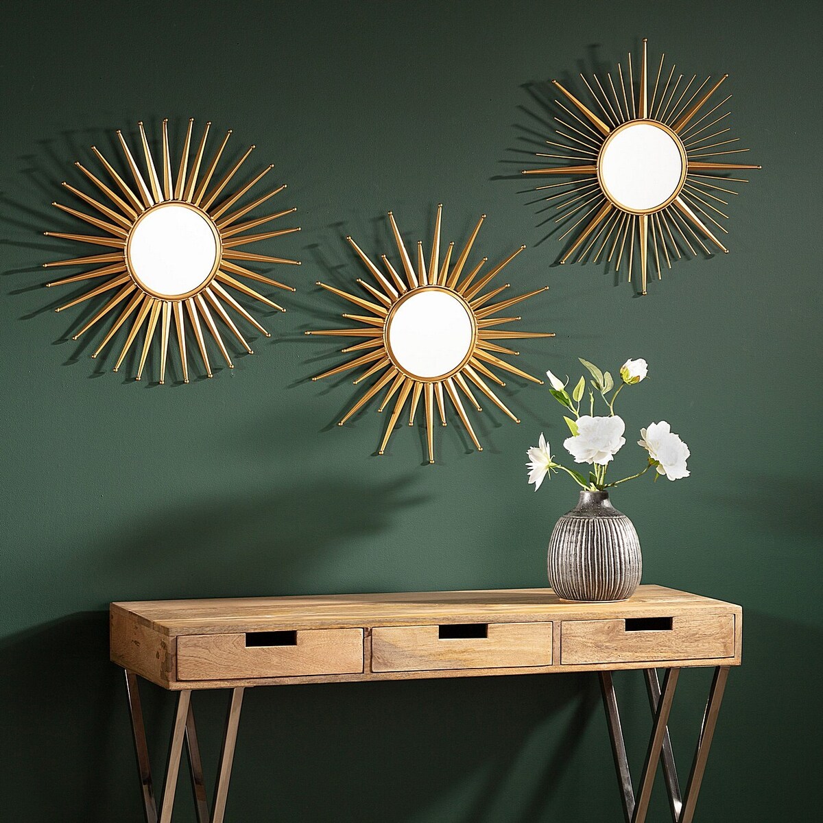 Lustro Ricos Gold I, 51 cm