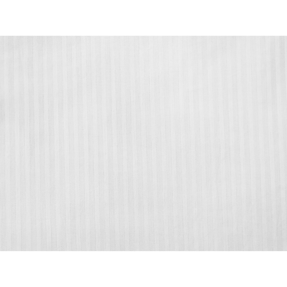Komplet pościeli bawełnianej satynowej w paski 155 x 220 cm biały AVONDALE