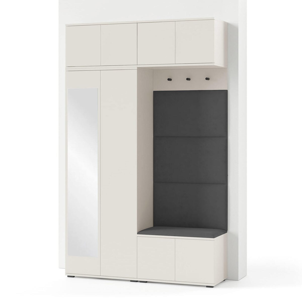 Garderoba do przedpokoju Napoli wersja 1 Trinity 15 kaszmir