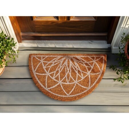 Wycieraczka KINABALU 40 x 60 cm Włókno kokosowe Naturalny