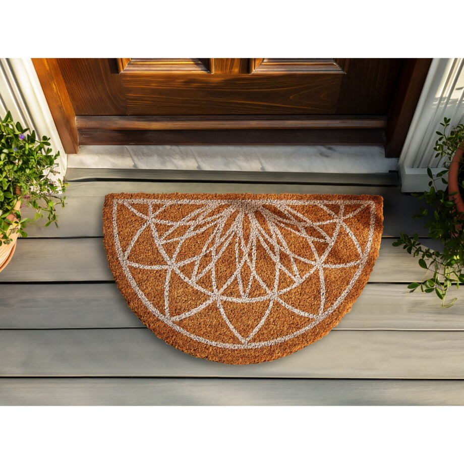 Wycieraczka KINABALU 40 x 60 cm Włókno kokosowe Naturalny