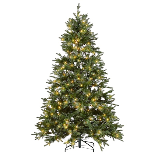 Sztuczna choinka świąteczna LED FIDDLE 210 cm Zielony