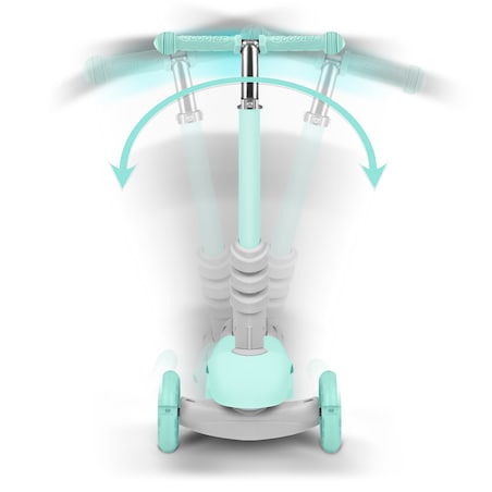 Hulajnoga trójkołowa balansowa dla dzieci 3w1 Ricokids Buggy miętowa