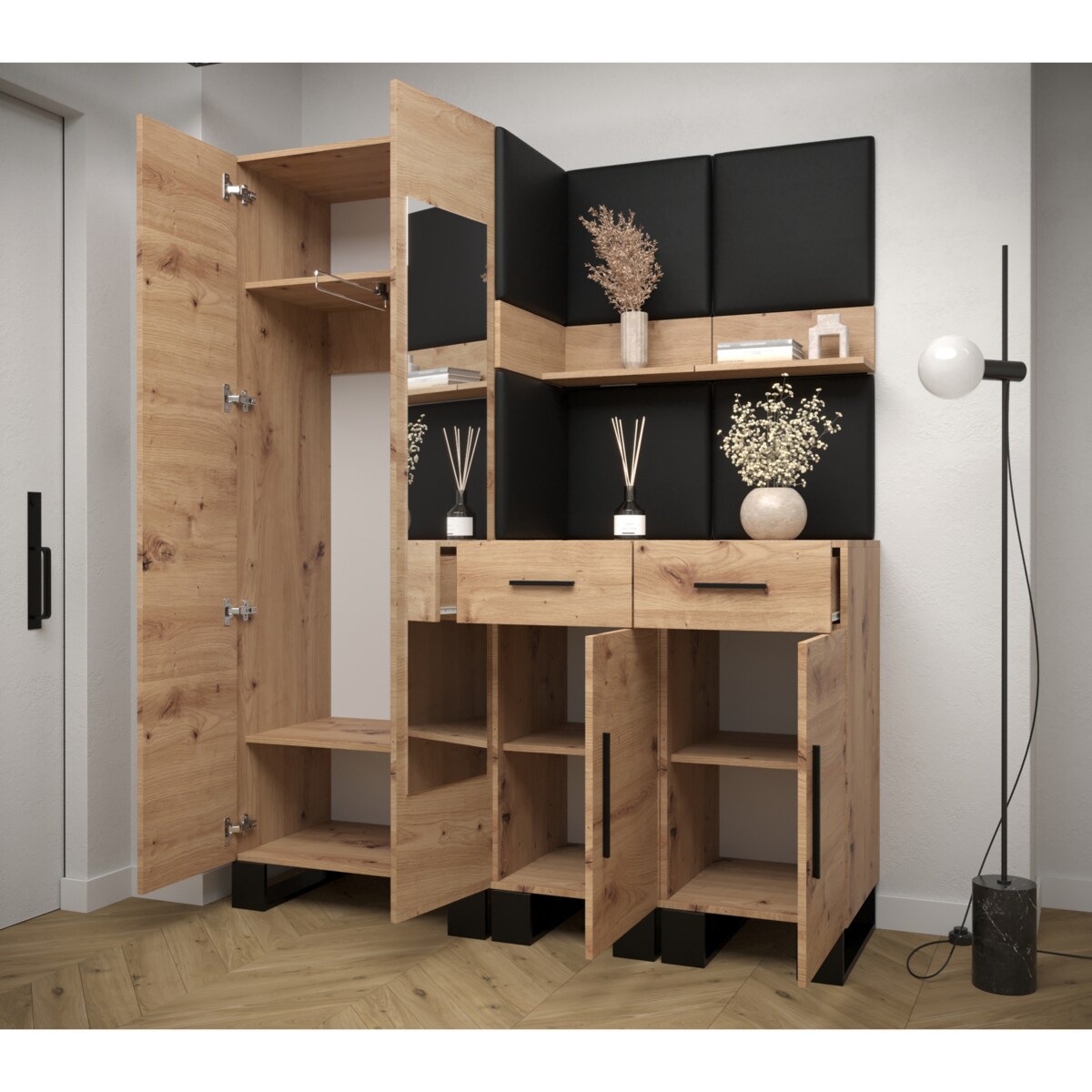 Garderoba do przedpokoju Abiks ARTIN 15 artisan+manila02