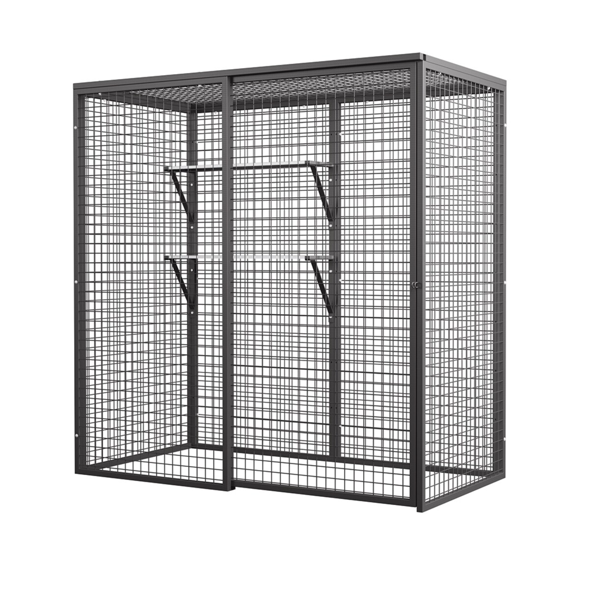 Metalowa klatka do przechowywania 200 x 100 x 200 cm