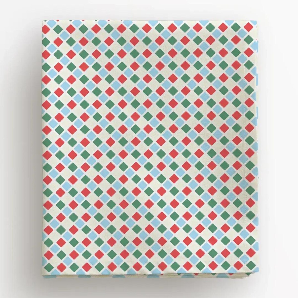 Obrus świąteczny - Świąteczna kratka 140x220 cm