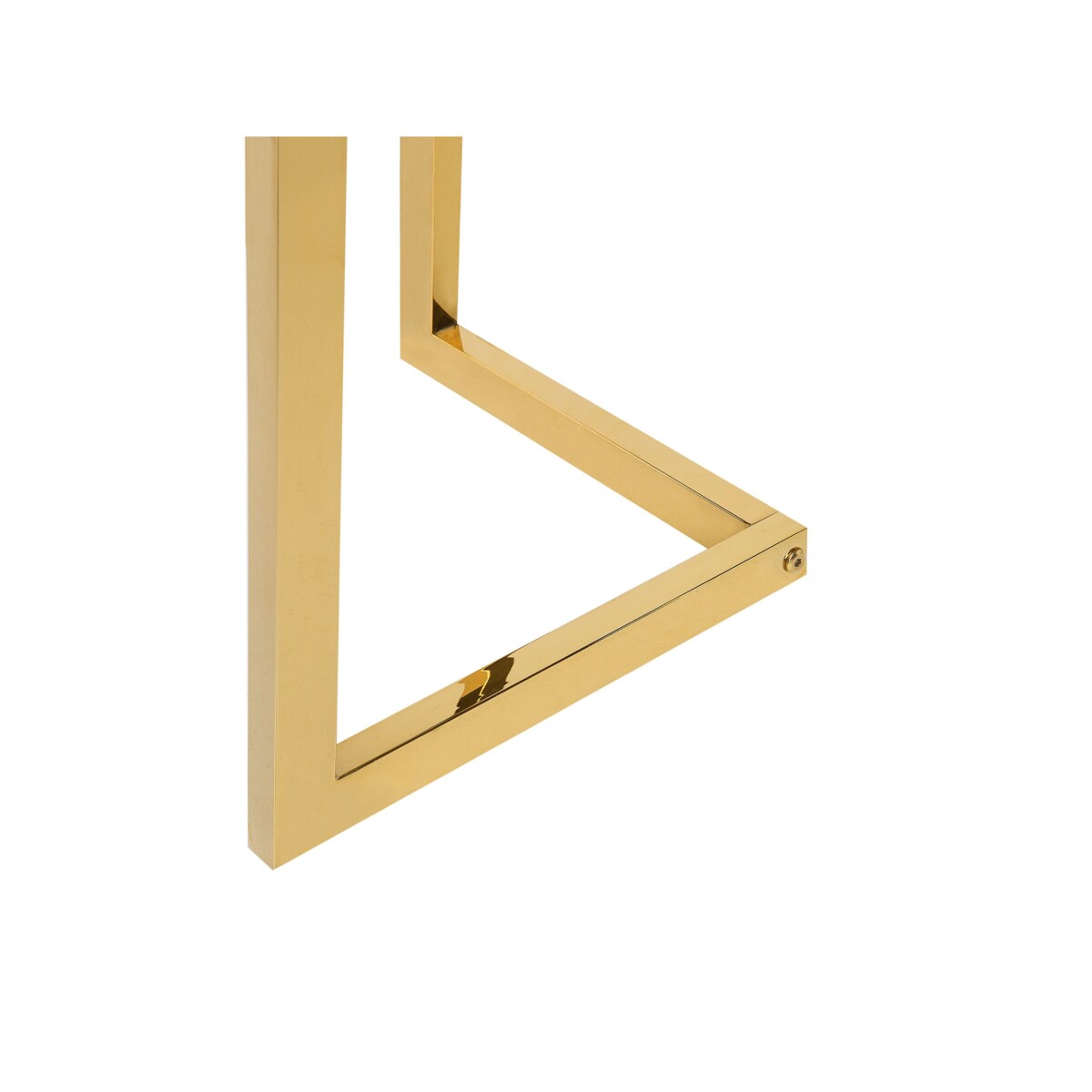 Stolik kawowy szklany złoty FRESNO