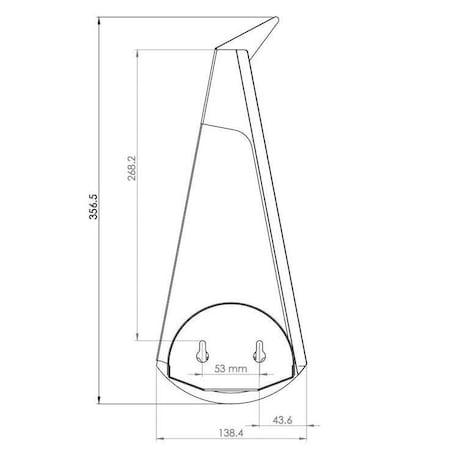 LAMPA ścienna ORIGAMI PAWN-W Abigali metalowa OPRAWA kinkiet LED 3W 3000K ptak biały