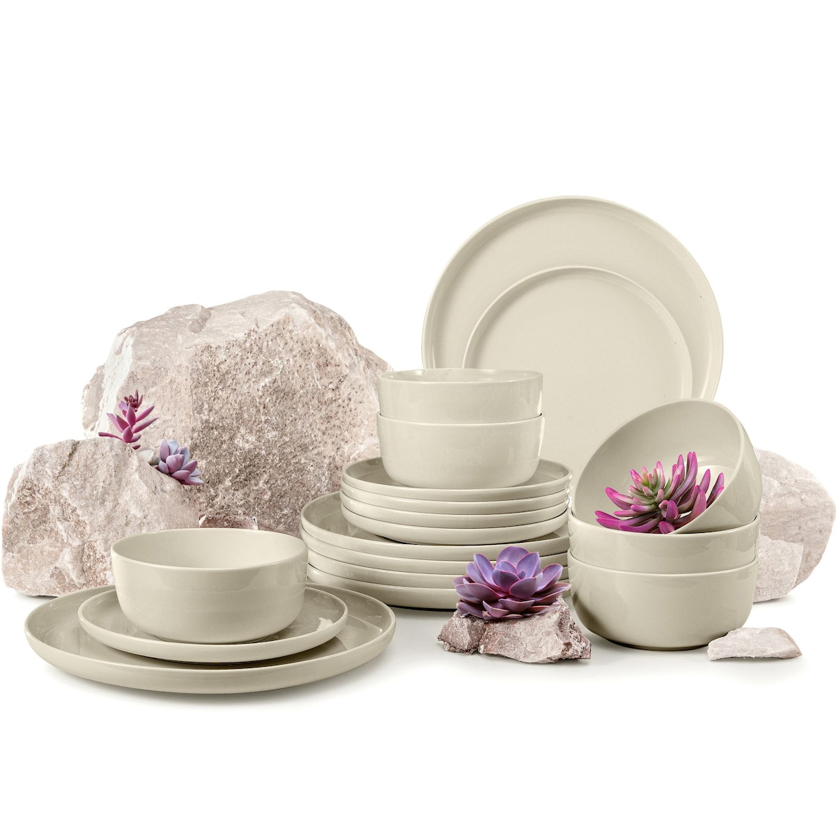 KONSIMO VICTO Zestaw obiadowy 6-osobowy (18 elementów)