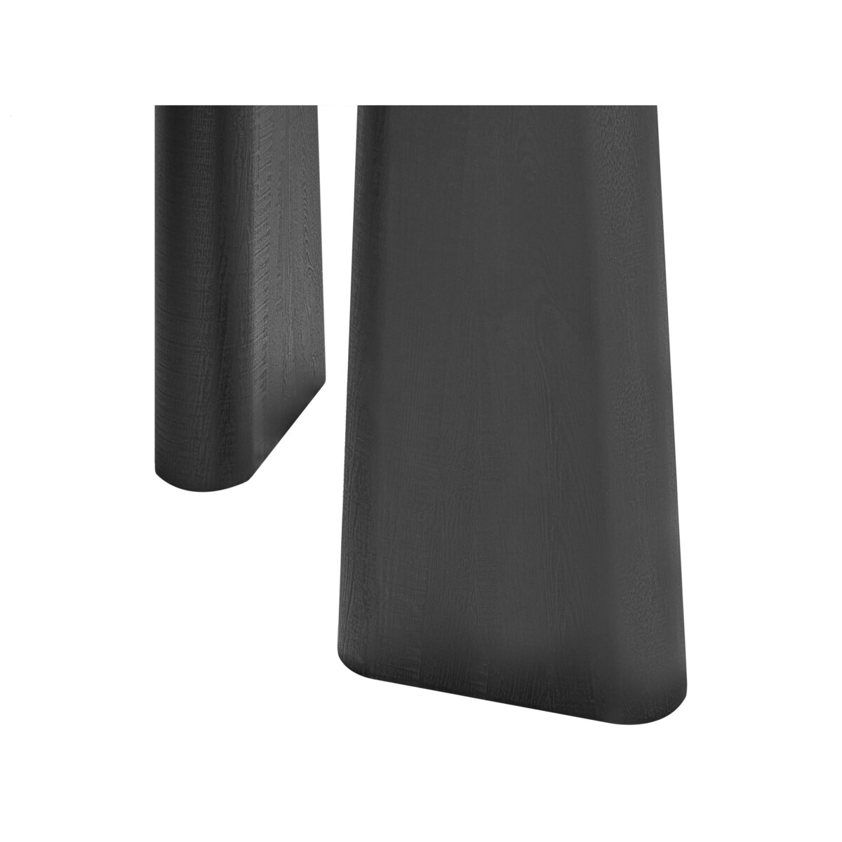 Stoł do jadalni 180 x 90 cm czarny ATLIN