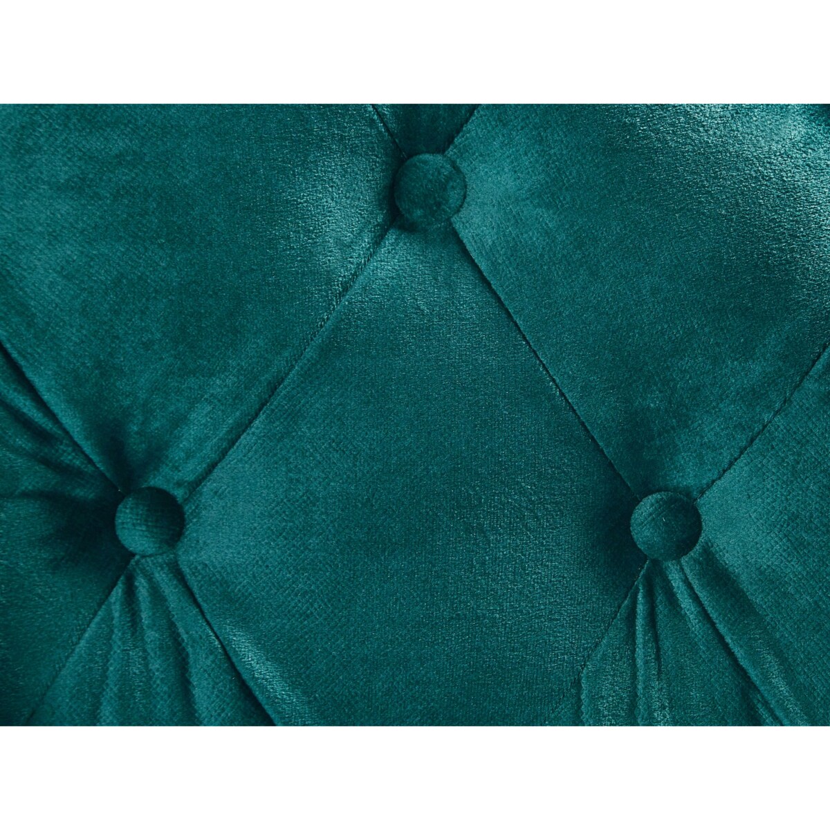 Szezlong welurowy lewostronny zielony LATTES II