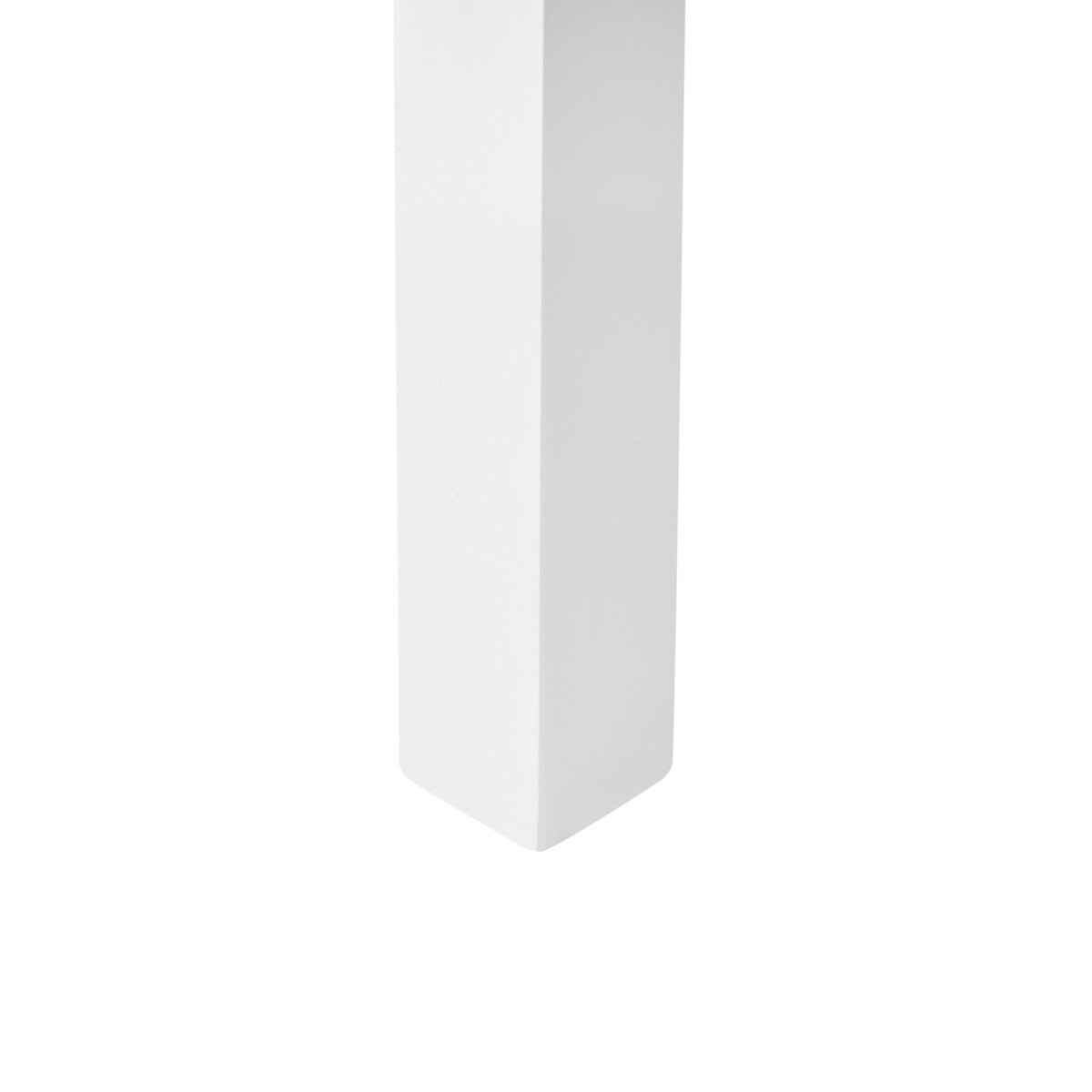 Stół do jadalni BARLEE Biały 120 cm 75 cm Drewno topolowe