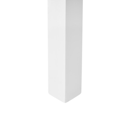 Stół do jadalni BARLEE Biały 120 cm 75 cm Drewno topolowe