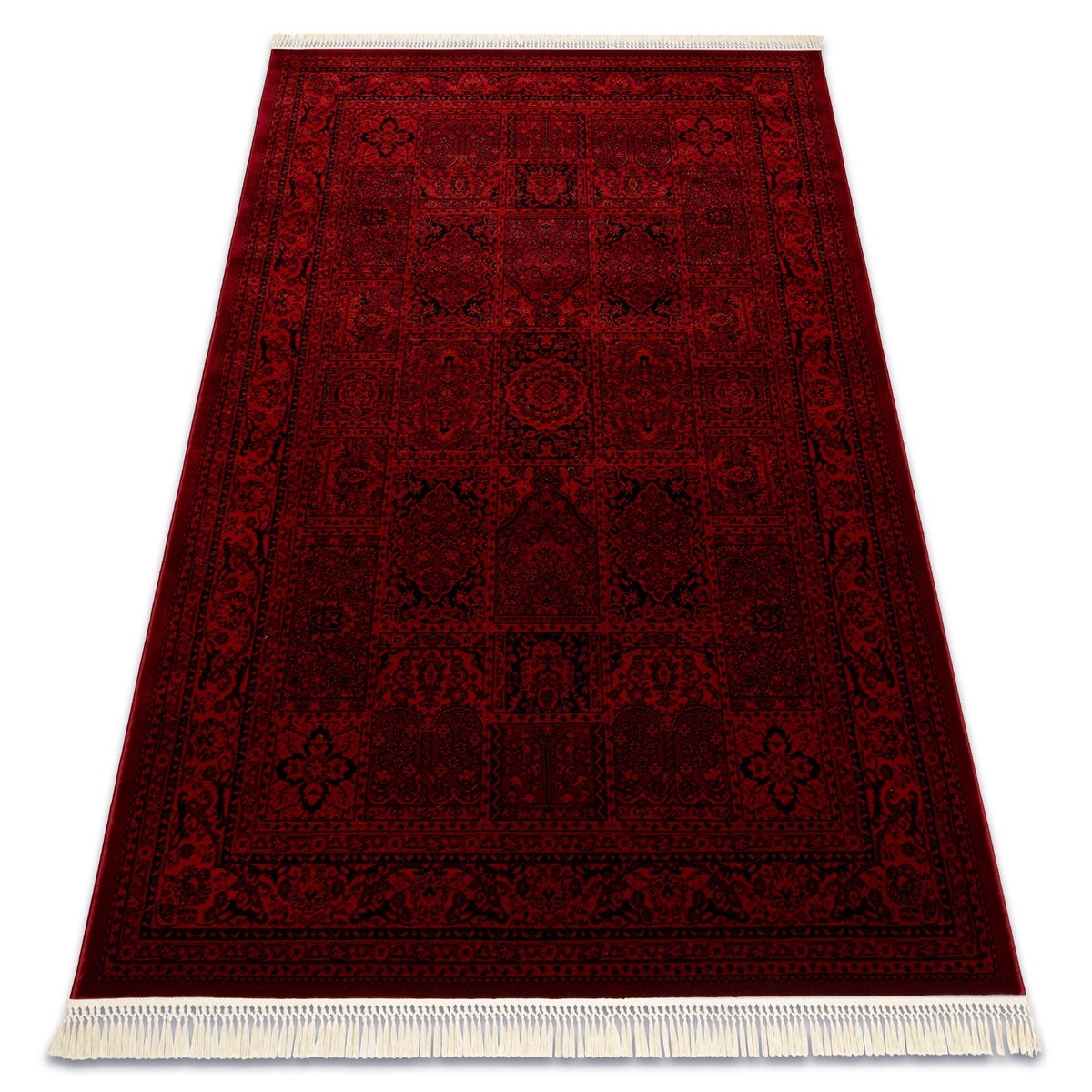 Dywan ORIENT 5365 bordo / czarny Ramka, 250x350 cm